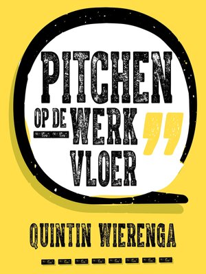 cover image of Pitchen Op de Werkvloer